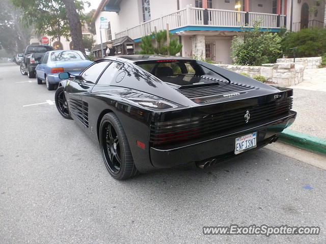 Ferrari Testarossa spotted in Carmel, California