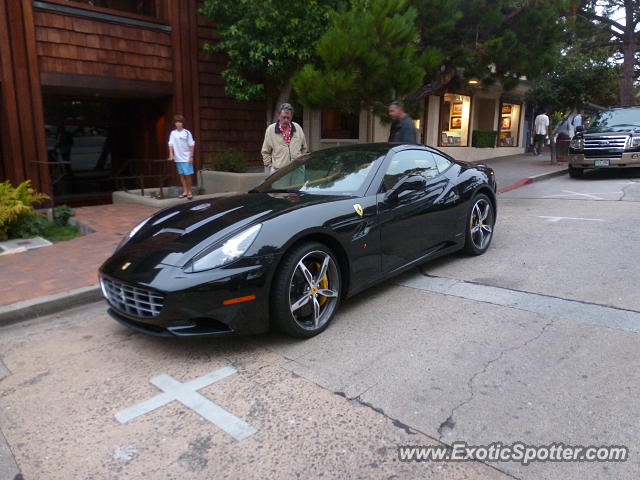 Ferrari California spotted in Carmel, California
