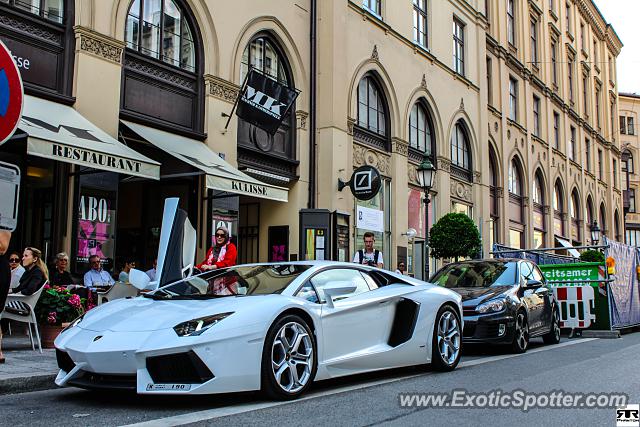 Lamborghini Aventador spotted in Munich, Germany