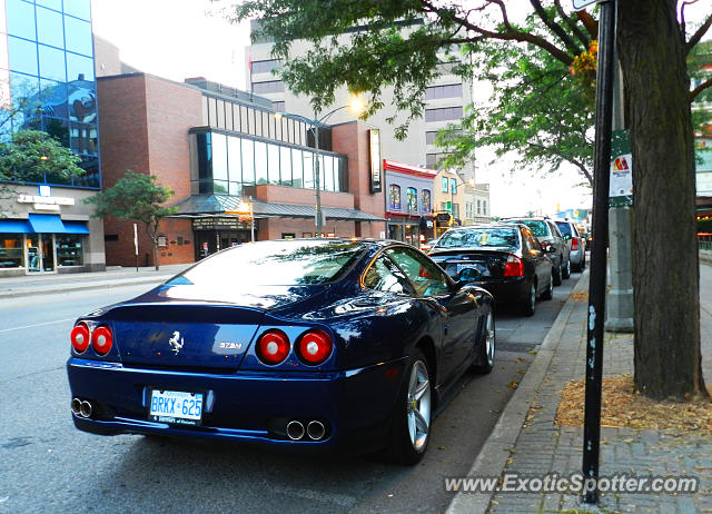 Ferrari 575M spotted in London, Ontario, Canada