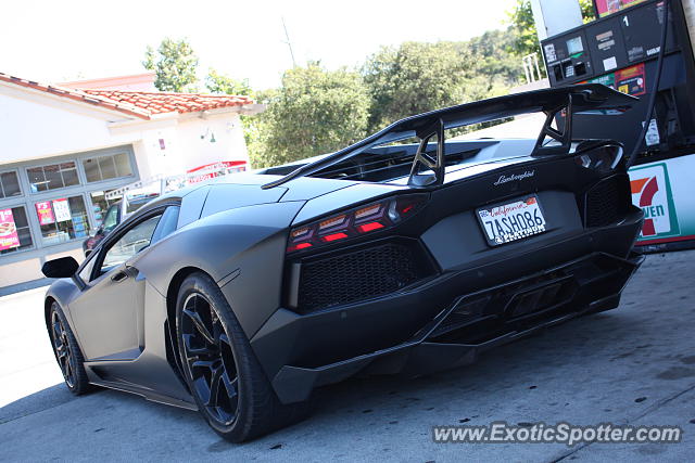 Lamborghini Aventador spotted in Monterey, California