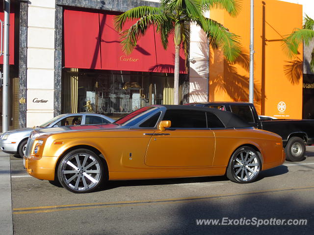 Rolls Royce Phantom spotted in Beverly Hills, California