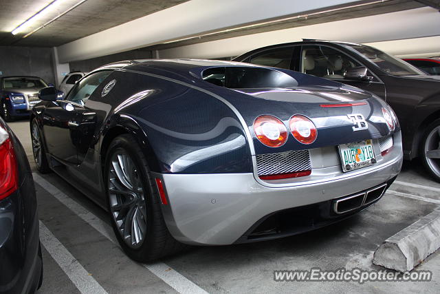 Bugatti Veyron spotted in Monterey, California