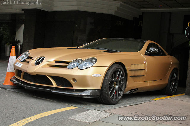 Mercedes SLR spotted in London, United Kingdom