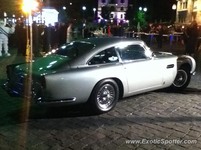 Aston Martin DB5 spotted in Wiesbaden, Germany