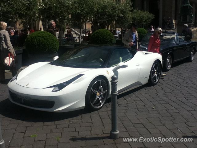 Ferrari 458 Italia spotted in Wiesbaden, Germany