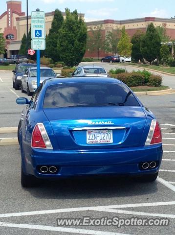 Maserati Quattroporte spotted in Wake Forest, North Carolina