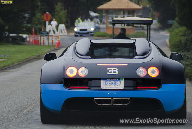 Bugatti Veyron spotted in Pebble Beach, California