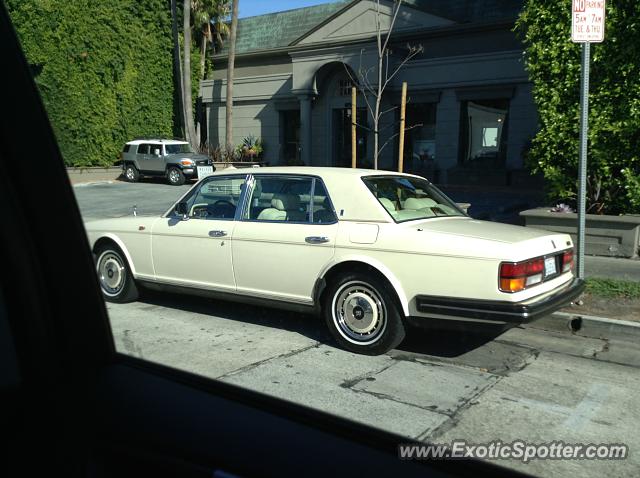 Rolls Royce Silver Spur spotted in Beverly hills, California