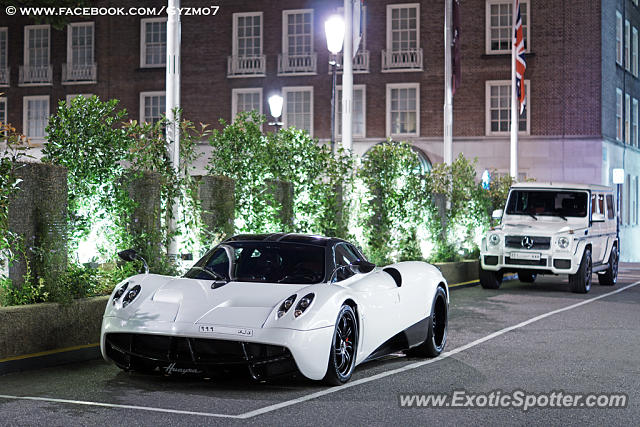 Pagani Huayra spotted in London, United Kingdom