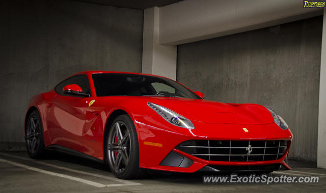 Ferrari F12 spotted in Pebble Beach, California