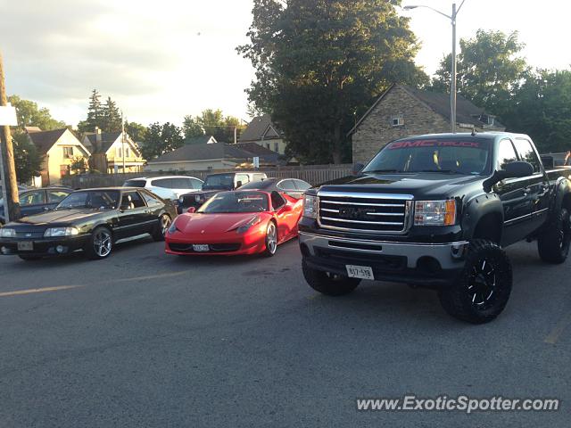 Ferrari 458 Italia spotted in London Ontario, Canada