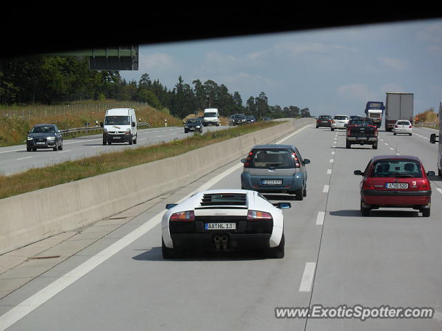 Lamborghini Murcielago spotted in Highway, Germany