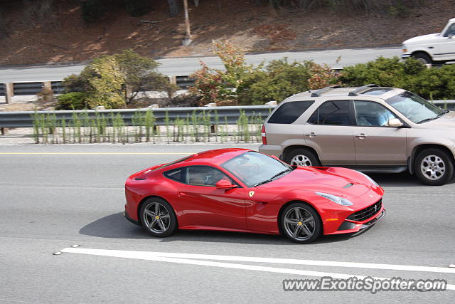 Ferrari F12 spotted in Monterey, California