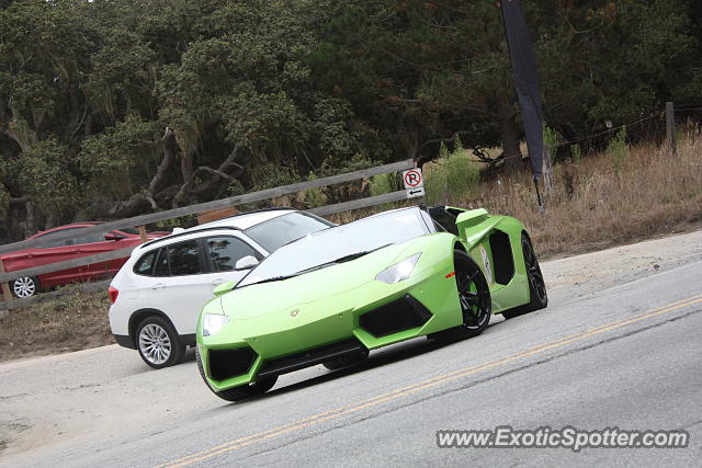 Lamborghini Aventador spotted in Carmel, California