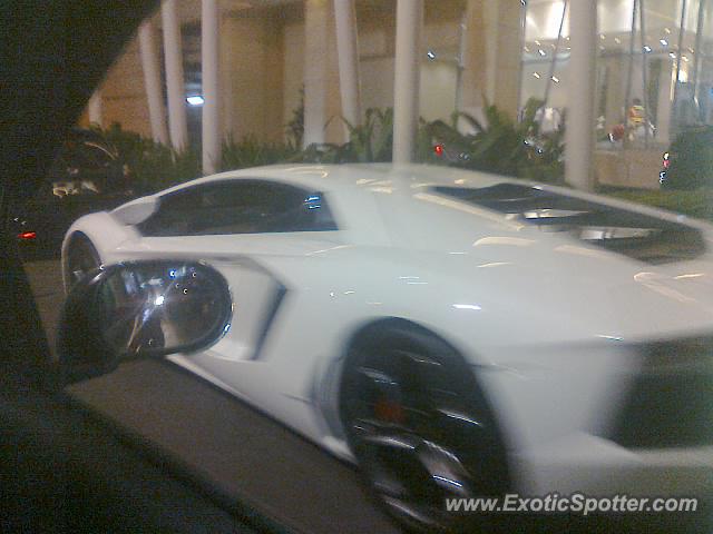Lamborghini Aventador spotted in Jakarta, Indonesia