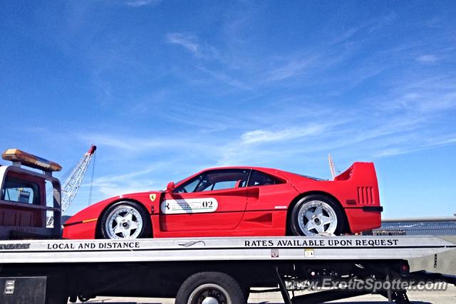 Ferrari F40 spotted in Nyack, New York