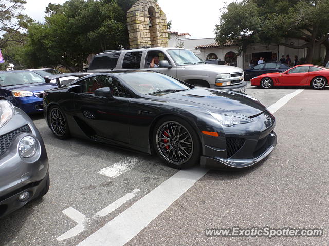 Lexus LFA spotted in Carmel, California