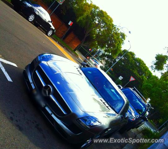 Mercedes SLS AMG spotted in Sydney, Australia