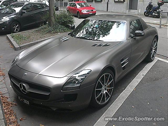 Mercedes SLS AMG spotted in Lichtenstein, Switzerland