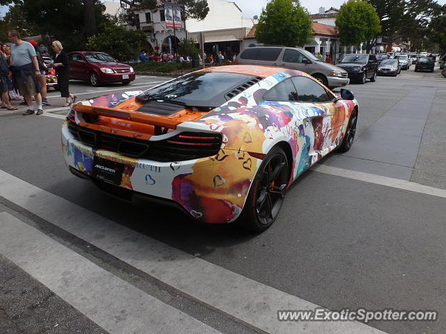 Mclaren MP4-12C spotted in Carmel, California