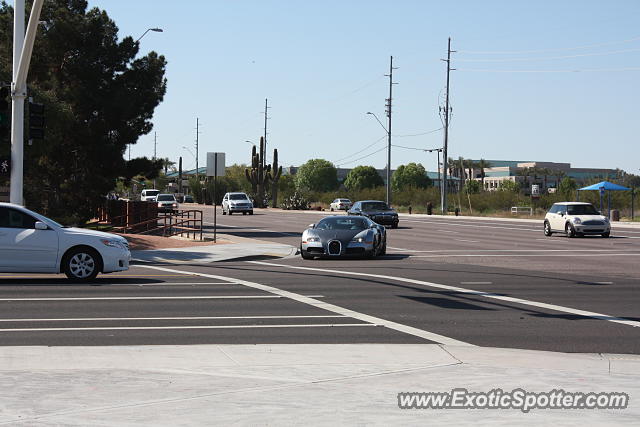 Bugatti Veyron spotted in Scottsdale, Arizona