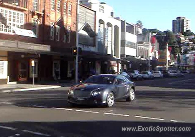 Bentley Continental spotted in Sydney, Australia