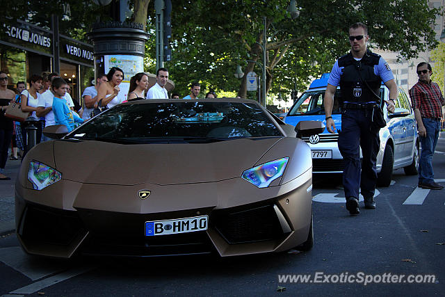 Lamborghini Aventador spotted in Berlin, Germany