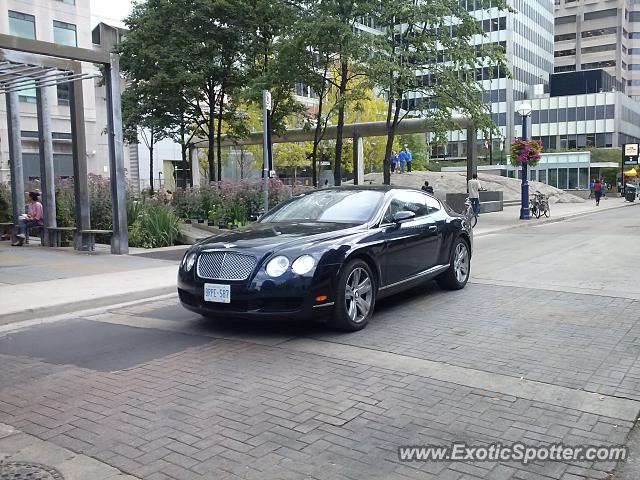 Bentley Continental spotted in Toronto, Canada