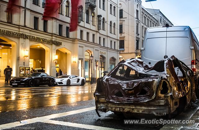 Mercedes SLS AMG spotted in Munich, Germany