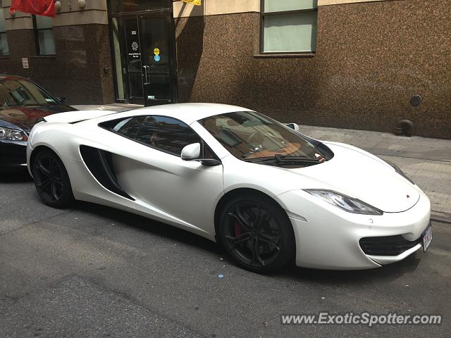 Mclaren MP4-12C spotted in New York City, New York