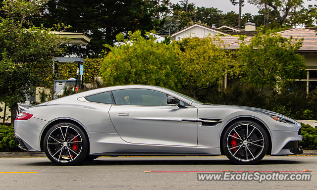 Aston Martin Vanquish spotted in Pebble Beach, California