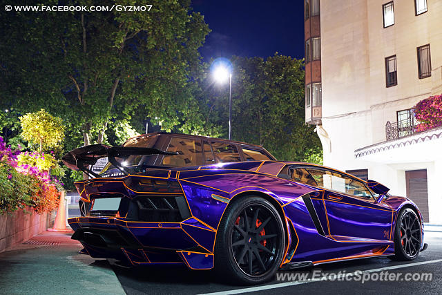 Lamborghini Aventador spotted in London, United Kingdom