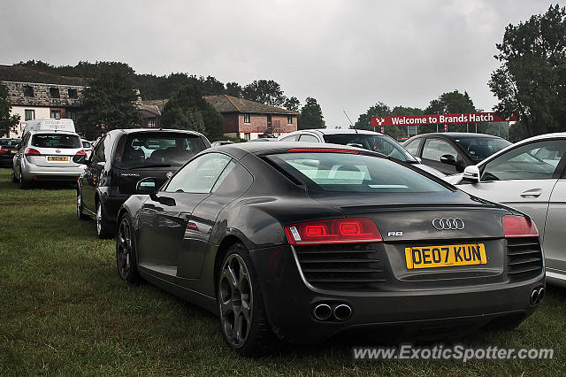 Audi R8 spotted in Brands Hatch, United Kingdom