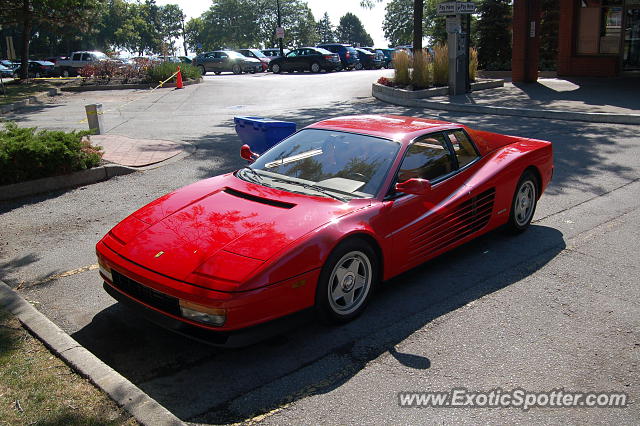Ferrari Testarossa spotted in Burlington, Canada