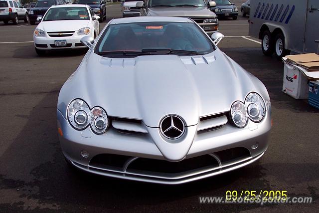 Mercedes SLR spotted in Watkins Glen, New York