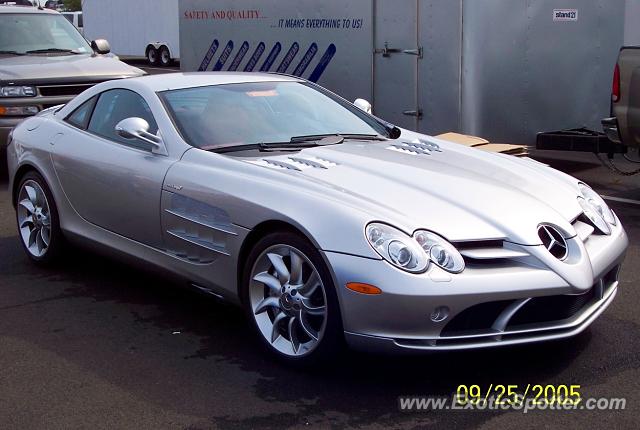 Mercedes SLR spotted in Watkins Glen, New York