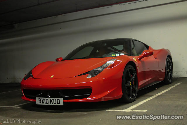 Ferrari 458 Italia spotted in London, United Kingdom