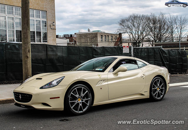 Ferrari California spotted in Greenwich, Connecticut