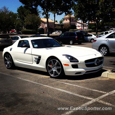 Mercedes SLS AMG spotted in Fresno, California