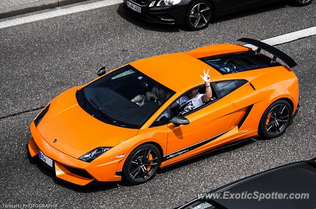 Lamborghini Gallardo spotted in A81, Germany
