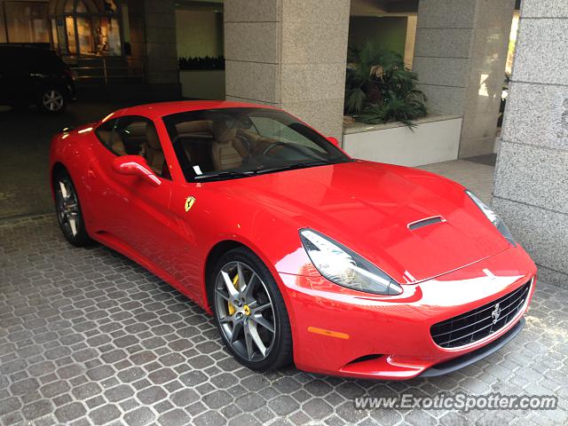 Ferrari California spotted in San Francisco, California