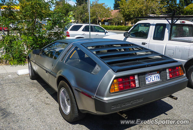DeLorean DMC-12 spotted in Los Gatos, California