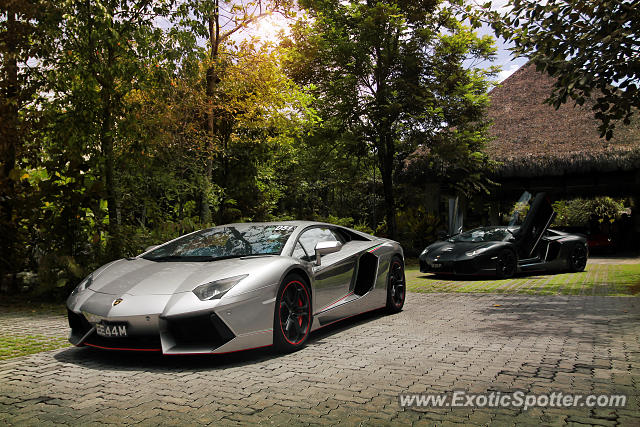 Lamborghini Aventador spotted in Ipoh, Malaysia