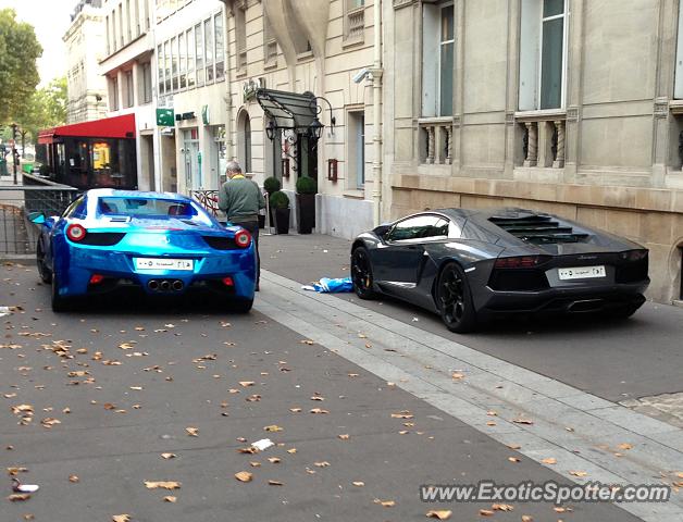 Lamborghini Aventador spotted in London, United Kingdom