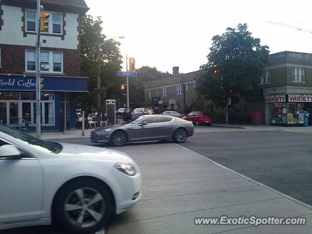 Aston Martin Rapide spotted in Toronto, Canada