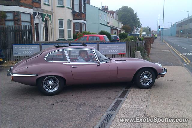 Jaguar E-Type spotted in Great Yarmouth, United Kingdom