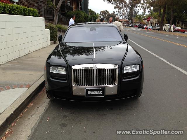 Rolls Royce Ghost spotted in Montecito, California