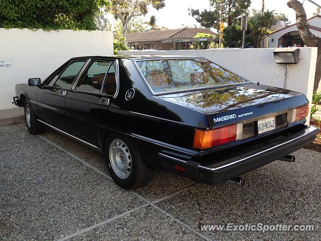 Maserati Quattroporte spotted in Montecito, California