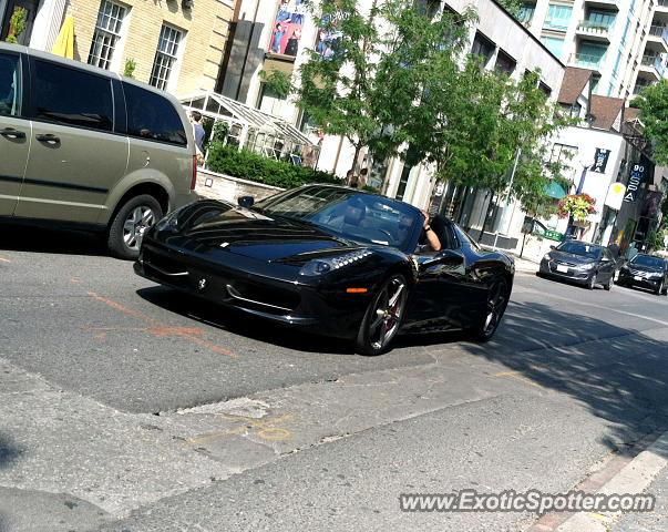 Ferrari 458 Italia spotted in Toronto, Canada